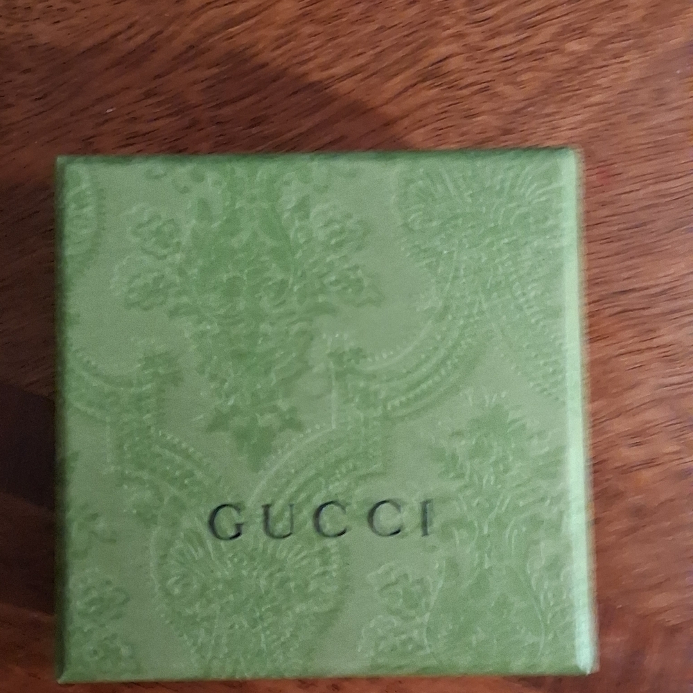 Gucci Silver Heart Drop Earrings - Picture 7 of 7
